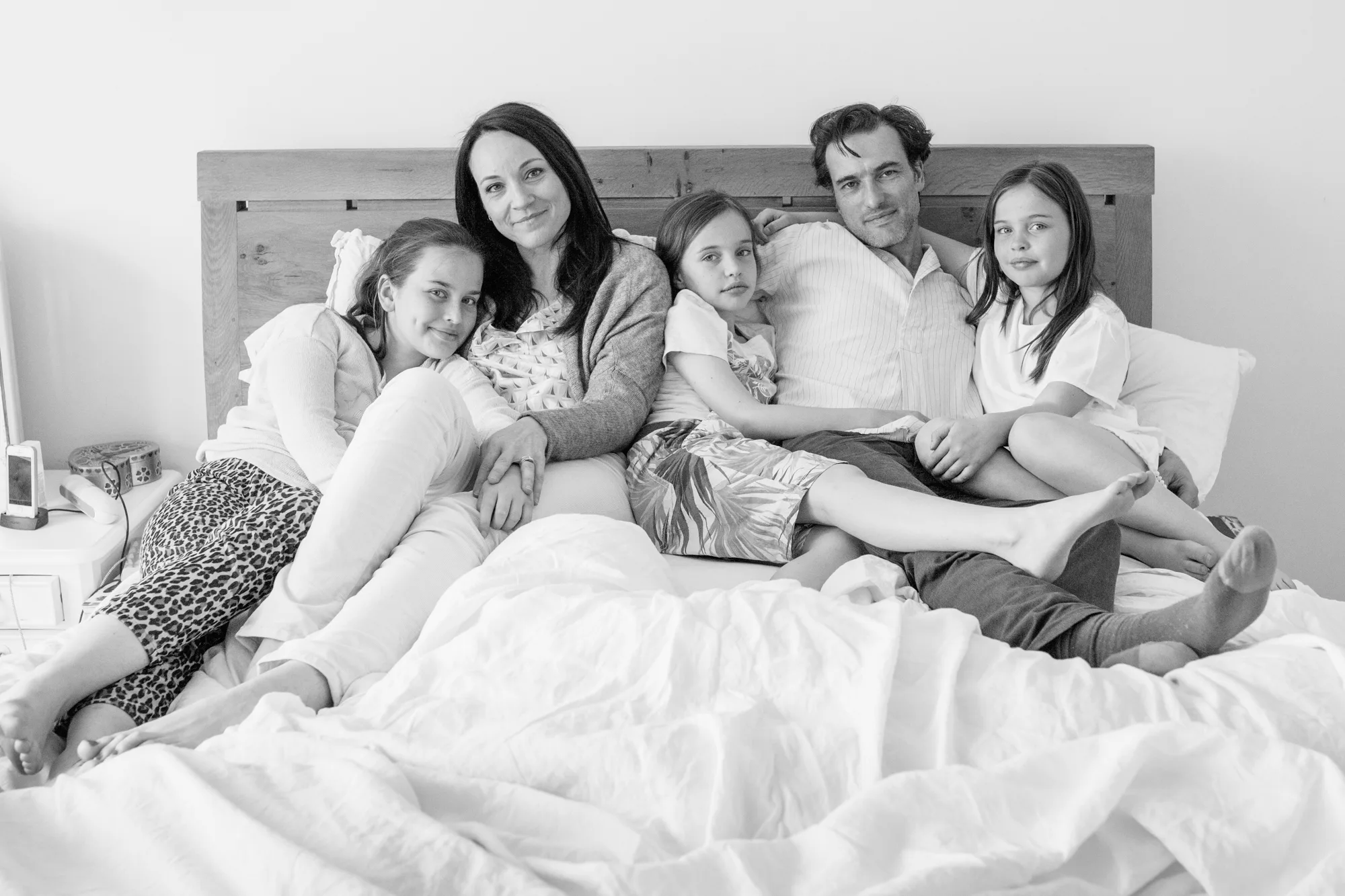 Honest family portrait photography