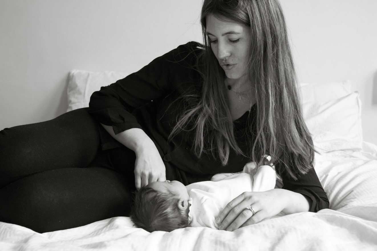 Newborn baby portrait photographer, Marylebone, London