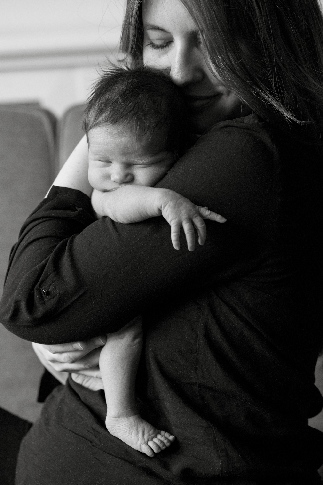 Newborn baby portrait photographer, Marylebone, London