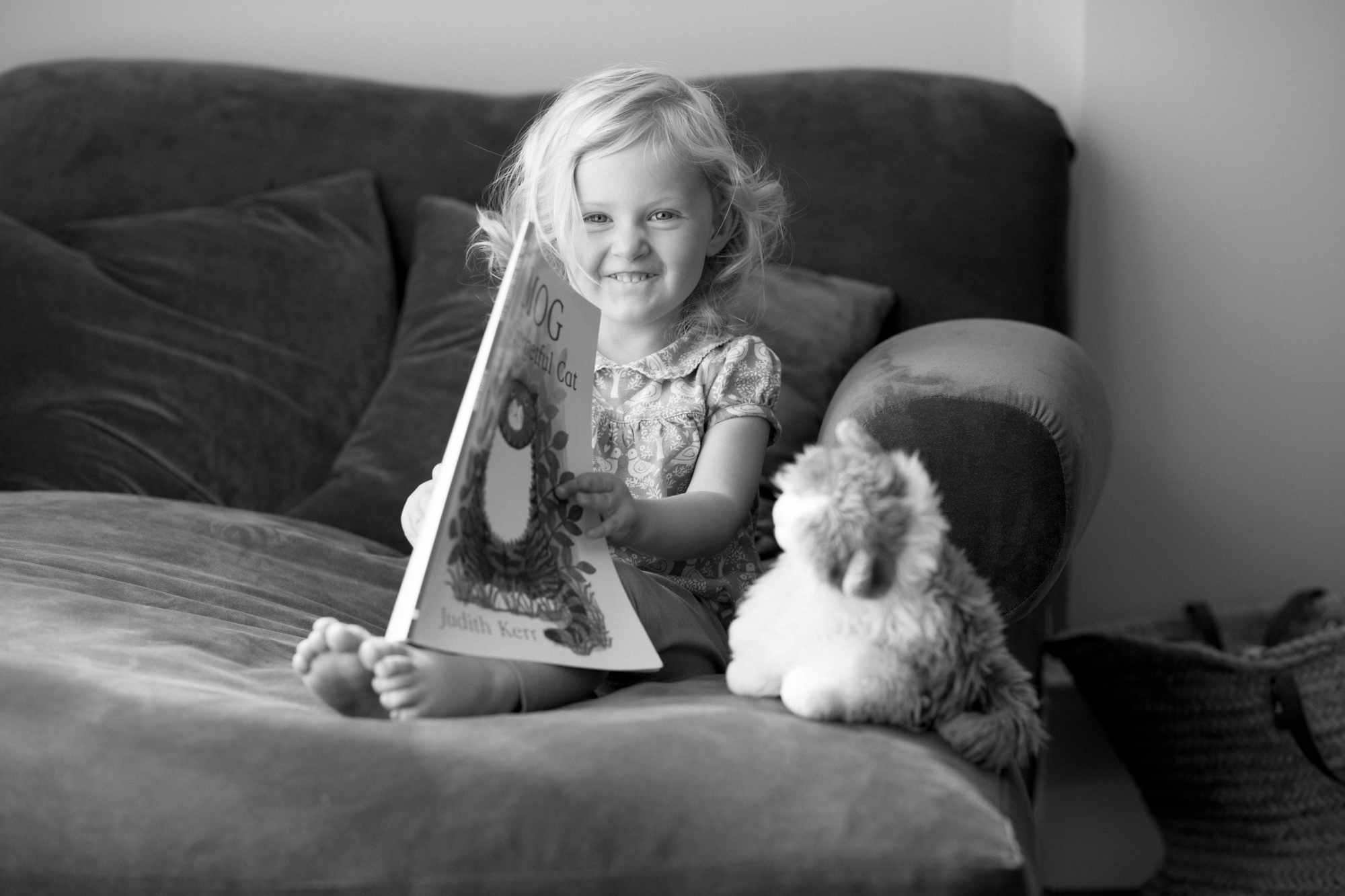 Black and white children's photographer