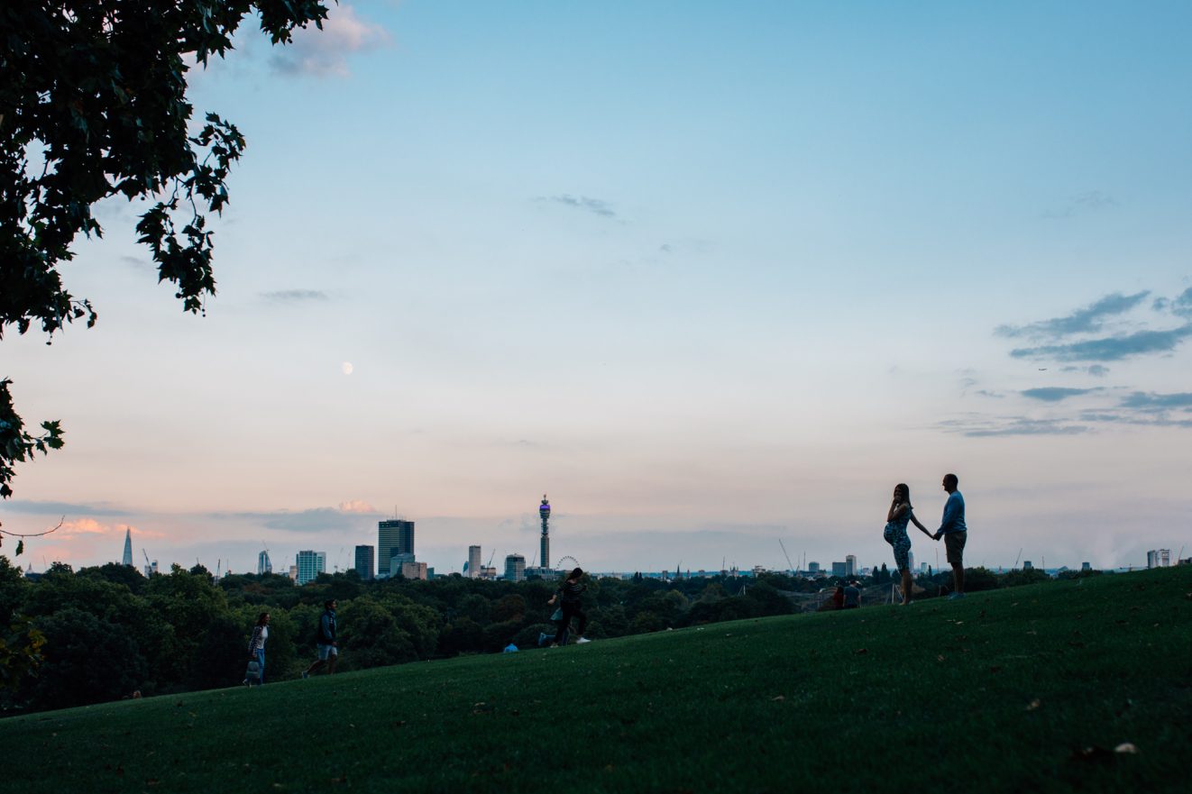 Maternity photography in Primrose Hill, London
