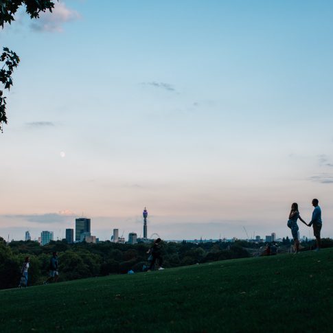 Maternity photography in Primrose Hill, London