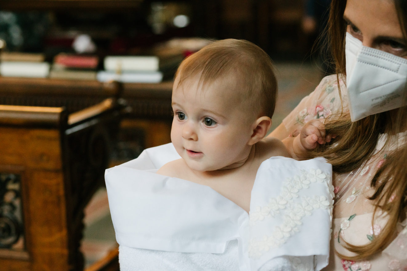 Greek baptism photographer St Sophia Church London