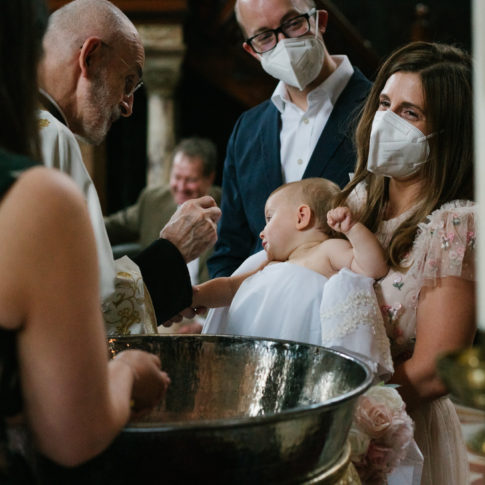 Greek baptism photographer St Sophia Church London
