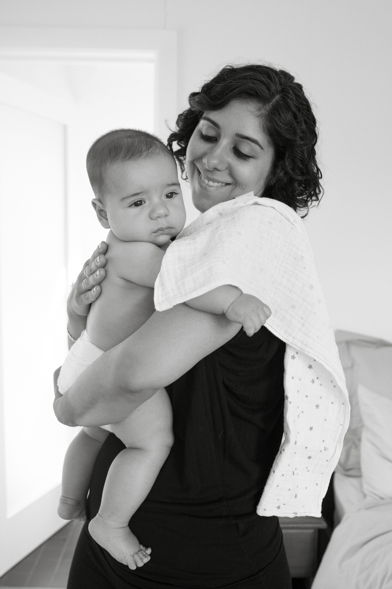 in home photography for baby and family