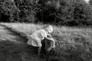 B&W childrens portrait photographer
