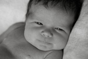 London b&w newborn photography