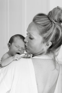 mother and baby portrait