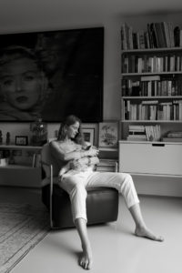 Natural newborn baby portrait photographer London