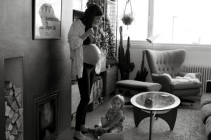 In home family portrait photography