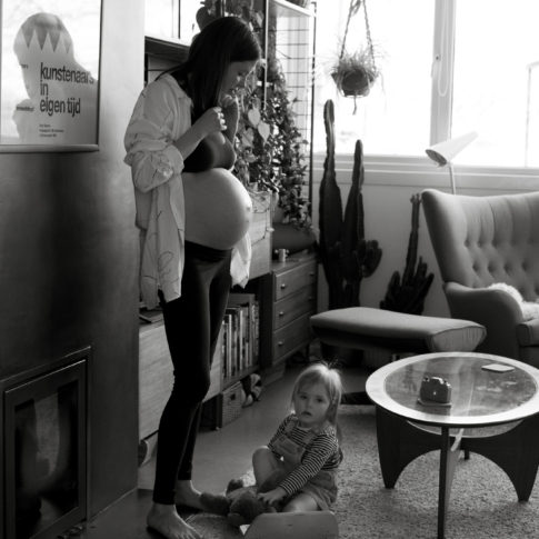 In home family portrait photography