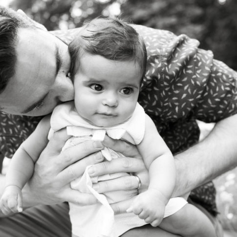 family and baby portrait photography at home, London