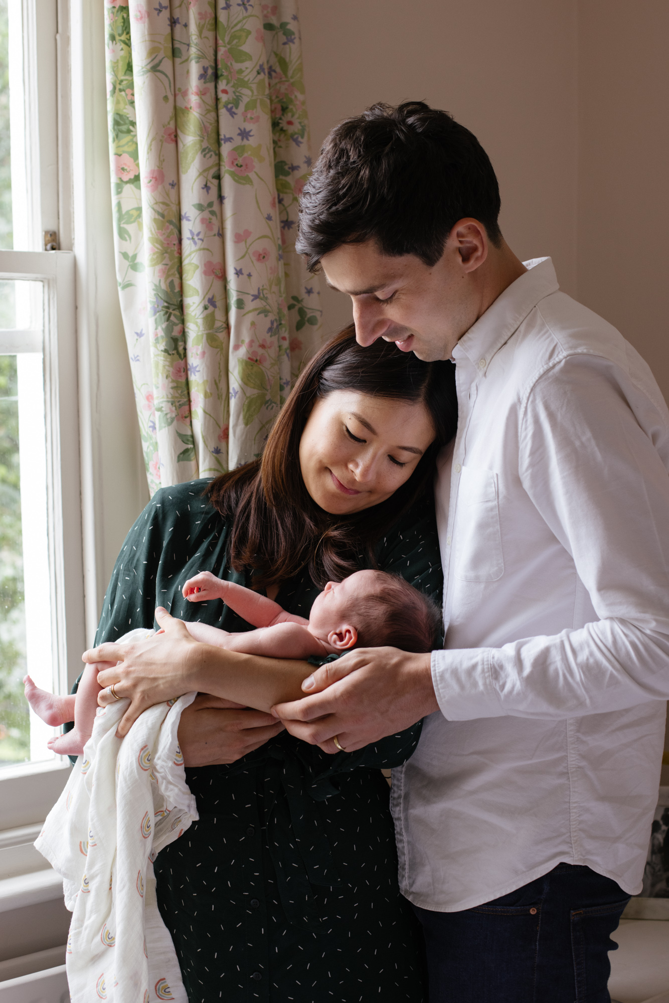 natural family and newborn portait photography London