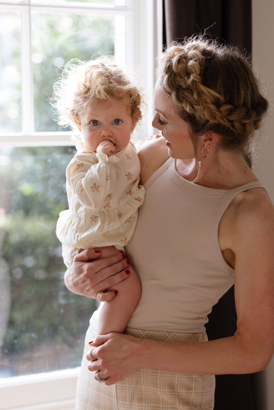 mother and baby at home, Cocoa Jones Photography